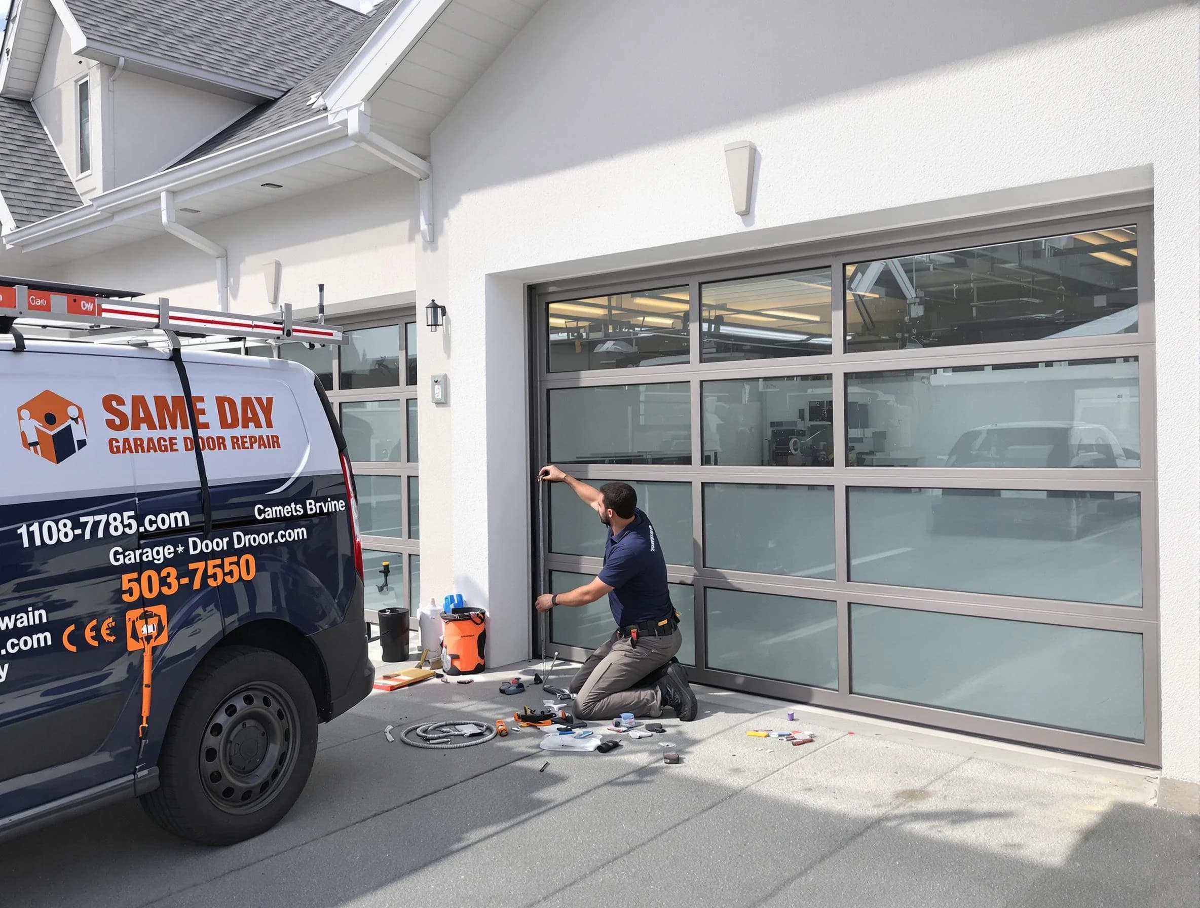 Same-day garage door repair service by Vinings Garage Door Repair in Vinings