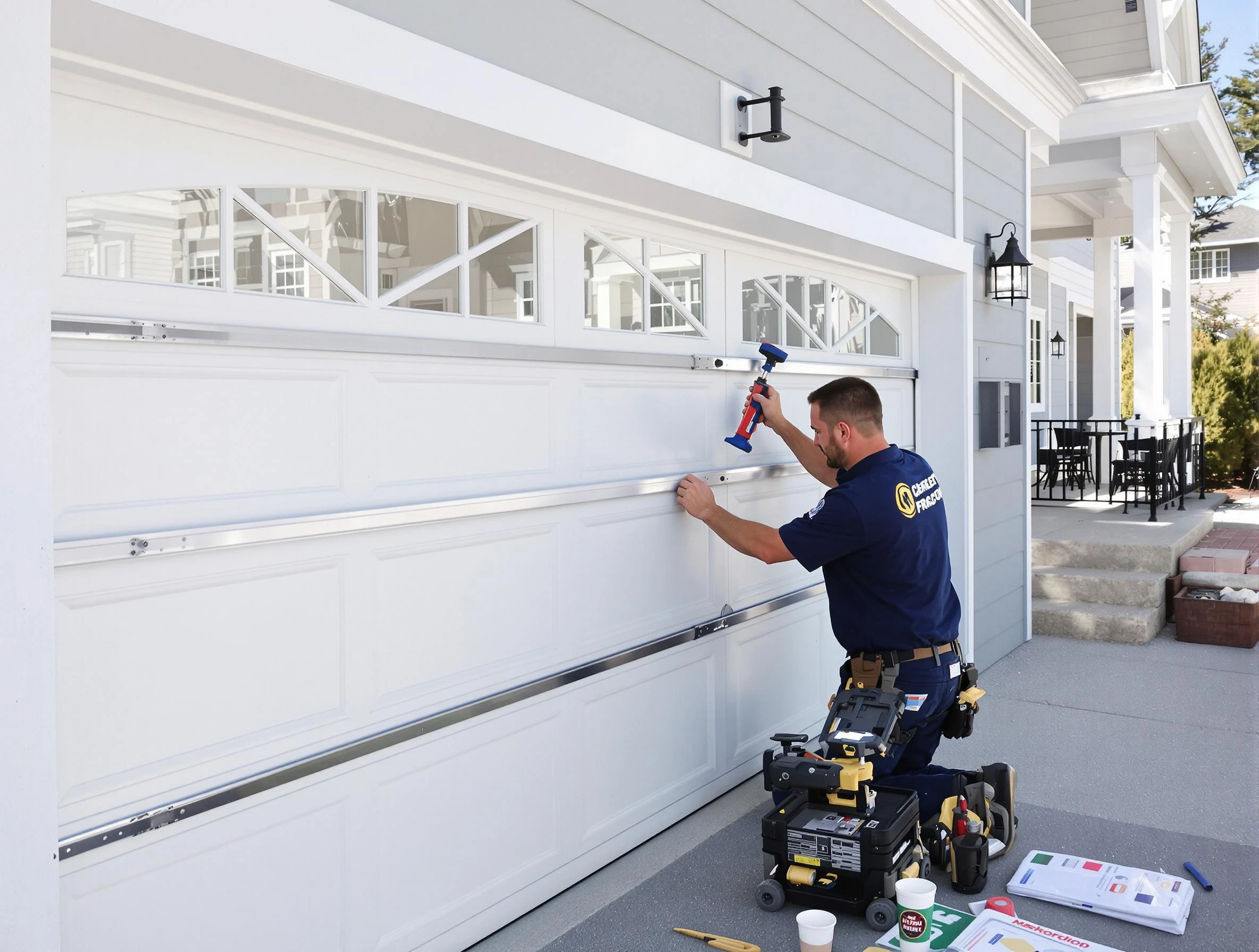 Professional garage door installation by Vinings Garage Door Repair in Vinings