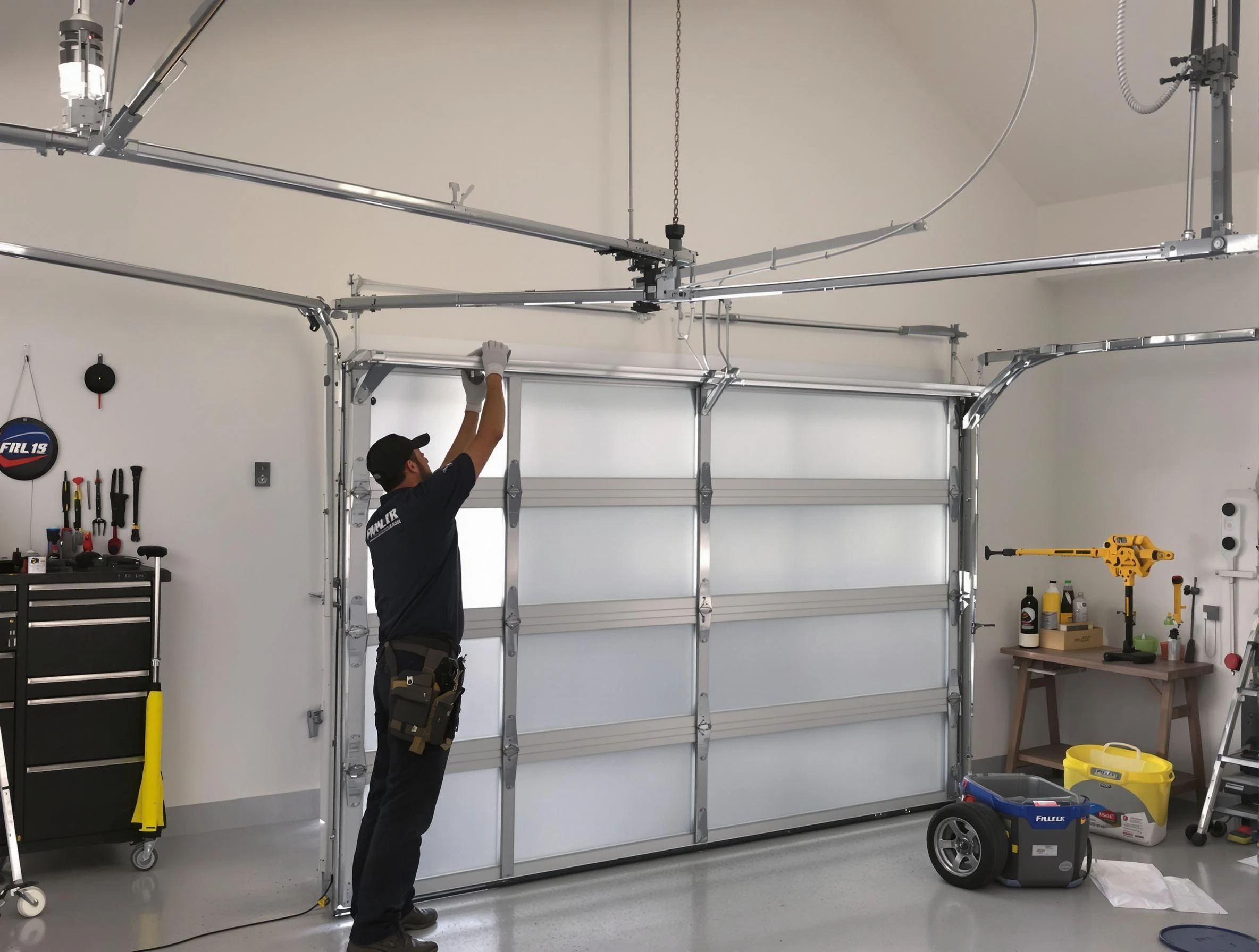 Vinings Garage Door Repair certified team performing precision garage door installation in Vinings