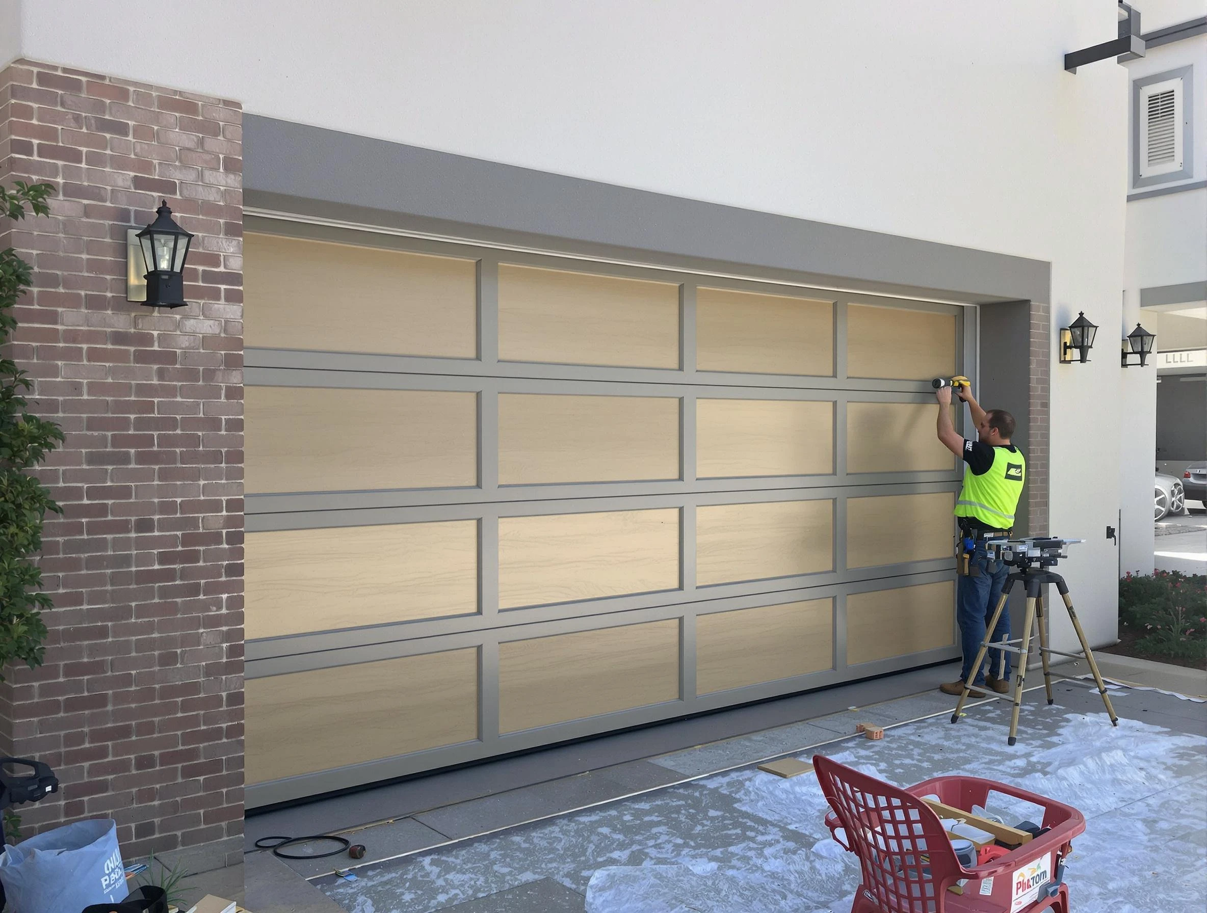 Garage door replacement service by Vinings Garage Door Repair in Vinings