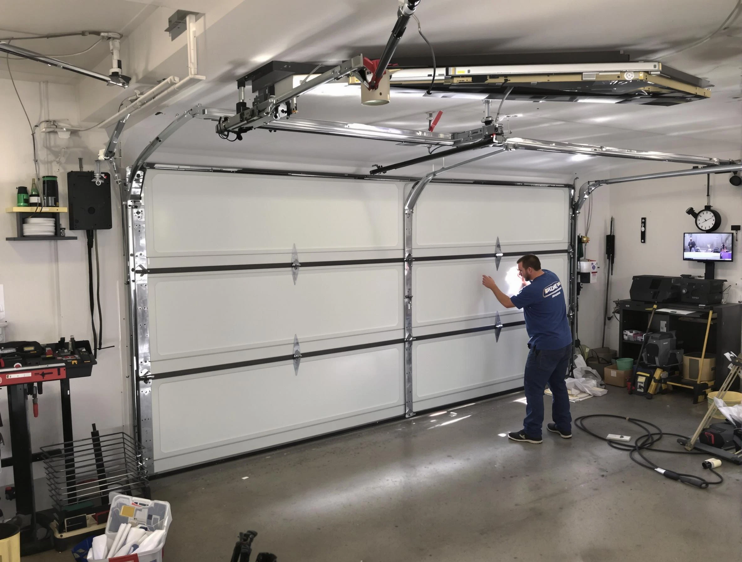 Professional garage door repair service by Vinings Garage Door Repair in Vinings