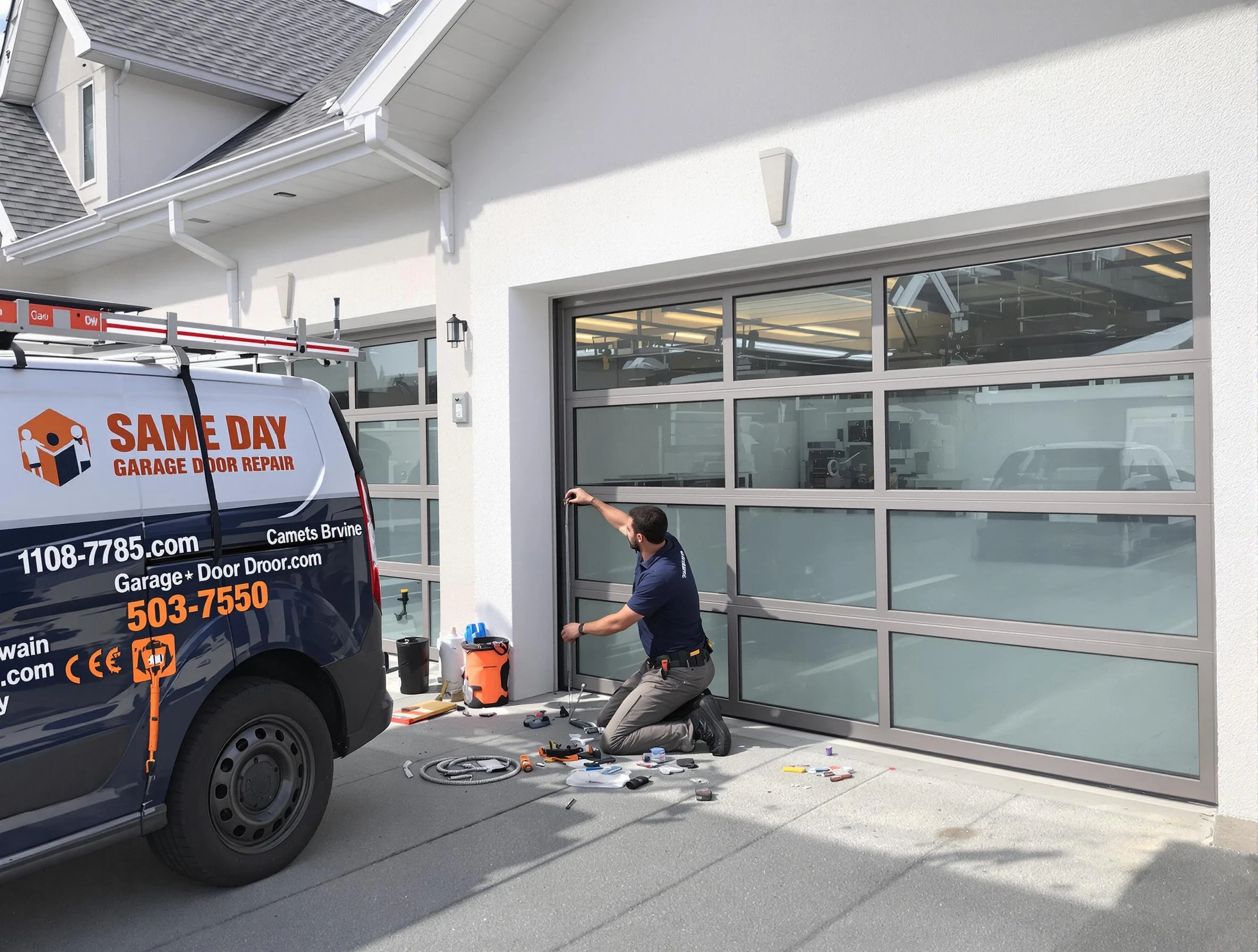 Same-day garage door repair service by Vinings Garage Door Repair in Vinings